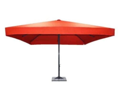 Buyuk Semsiye Teleskop Cafe Hotel Restaurant Pub Umbrella Crank System Orange Produced by FAM UMBRELLAs Factory